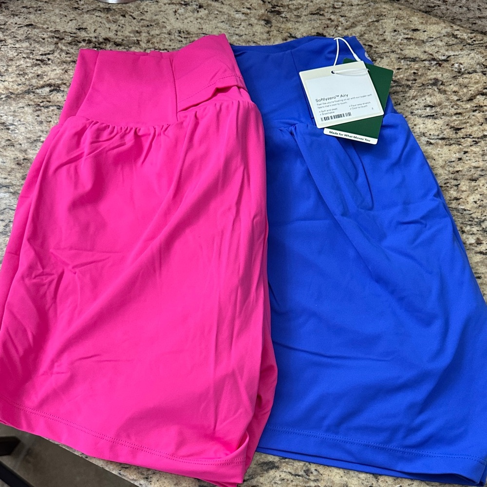 Vibrant Pink and Blue Women's Skirts